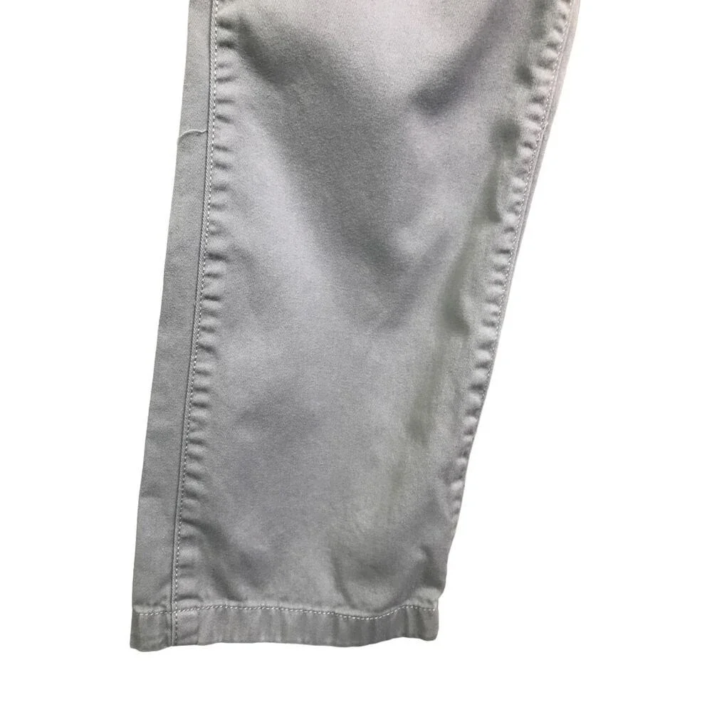 The Childrens Place‎ Boys 16 Gray Chino Pants Adjustable Waist Flat Front